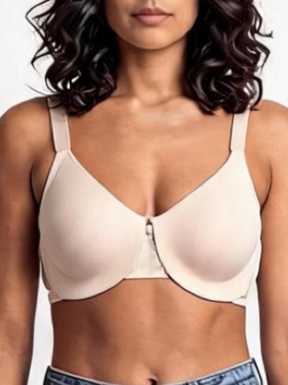 NWT Olga Light Nude Full Coverage Underwire Bra